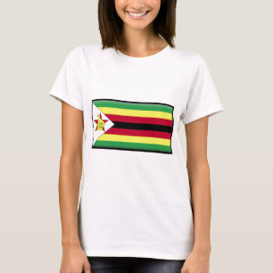 Camiseta Bandeira de Zimbabwe