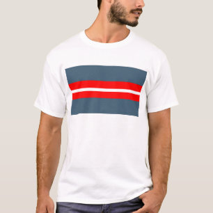 Camiseta Bandeira dinamarquesa da resistência