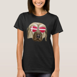 Camiseta Bandeira Dinamarquesa Pastor Anatólico Cão-Cachorr