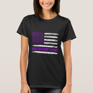 Camiseta Bandeira Dinossauro Faz Epilepsia Extintar Criança