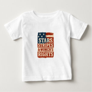Camiseta Bandeira Distress com Estrelas, Listras e Direitos