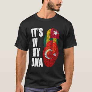 Camiseta Bandeira Dna Do Patrimônio Turco E Do Turco