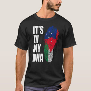 Camiseta Bandeira Dna Do Patrimônio Vintage Da Samoan E Da