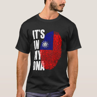Camiseta Bandeira Dna Heritage de Taiwan