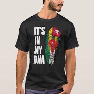 Camiseta Bandeira Do Adn Mix Heritage Do Togolês E Da Jorda