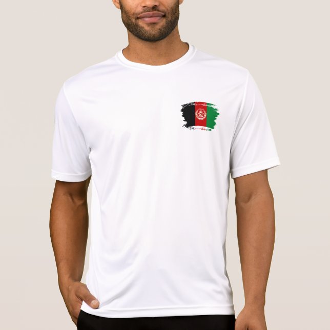 Camiseta Bandeira do Afeganistão (Frente)