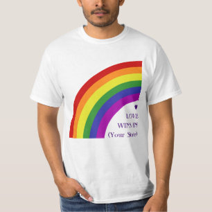 Camiseta Bandeira do Arco-íris do Orgulho