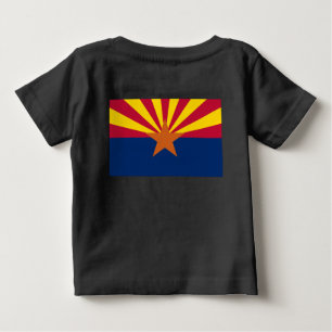 Camiseta Bandeira do Arizona: Estrela Cadente Sol, O Estado