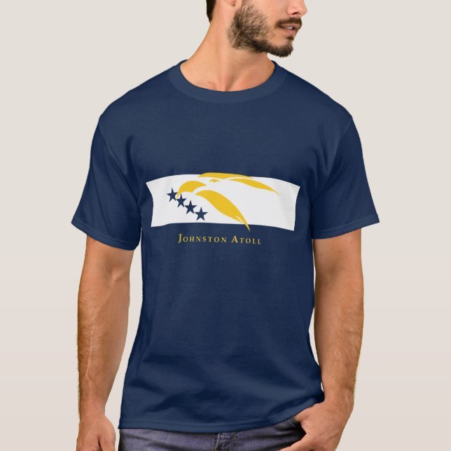 Camiseta Bandeira do atol de Johnston (Frente)