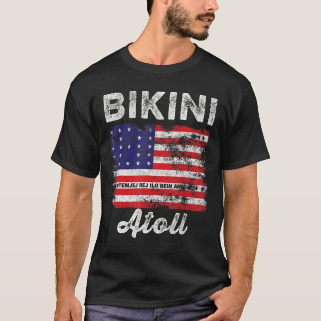 Camiseta Bandeira do Atoleiro Bikini Desapontou Homens Mulh (Frente)