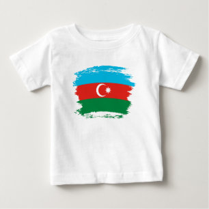 Camiseta Bandeira do Azerbaijão