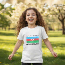 Camiseta Bandeira do Azerbaijão