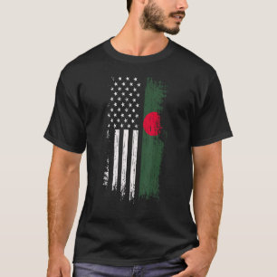 Camiseta Bandeira do Bangladesh - América do Norte - Bangla