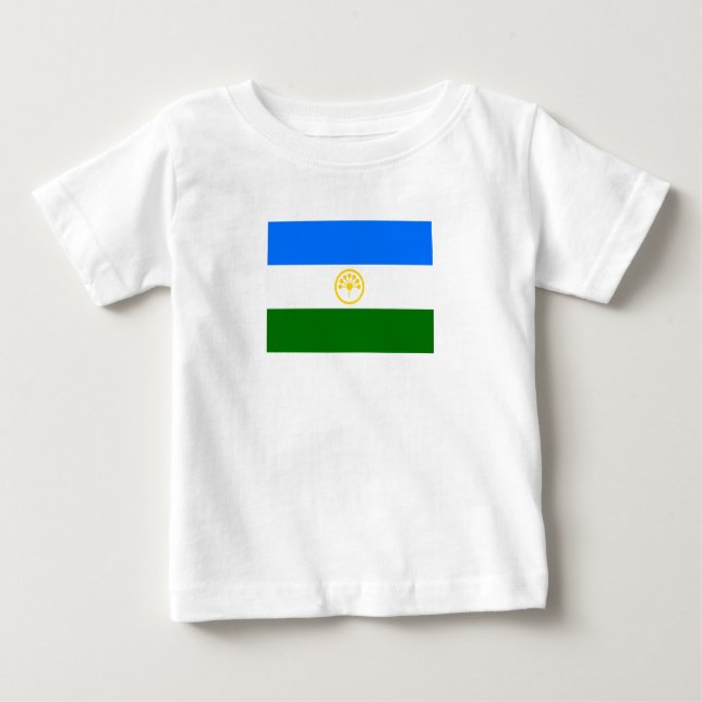 Camiseta Bandeira do Bashkortostan (Frente)