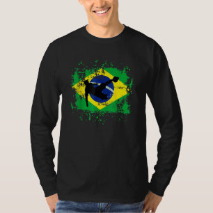Camiseta Bandeira do Brasil 2022 - Design do Ventilador de
