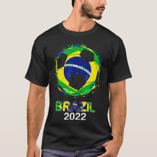 Camiseta Bandeira do Brasil 2022: Equipe B de futebol brasi