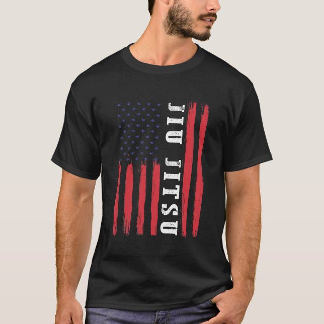 Camiseta Bandeira do Brasil Jiu Jitsu (Frente)