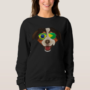 Camiseta Bandeira do Brasil Miniatura American Shepherd Cac