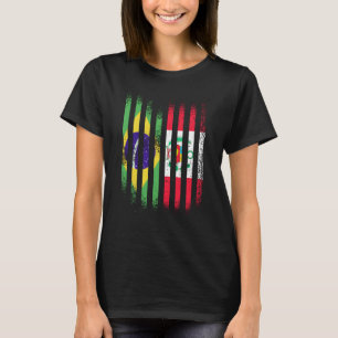 Camiseta Bandeira do Brasil Peru Bandeiras de Países Cresci