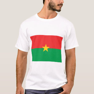 Camiseta Bandeira do Burkina Faso