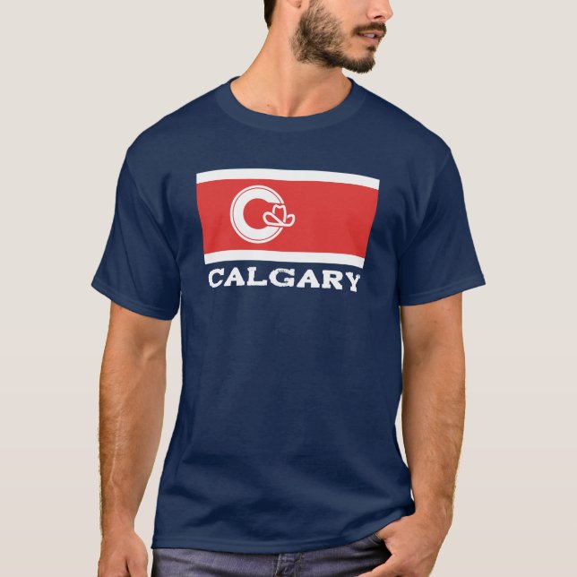 Camiseta Bandeira do Calgary, CANADÁ (Frente)