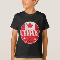 Bandeira do Canadá de hóquei no gelo Jersey Adepto