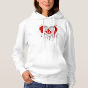 Camiseta Bandeira do Canadá do Amor