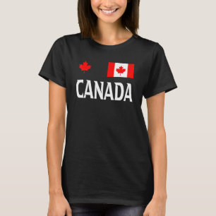 Camiseta Bandeira do Canadá Folha de Bordo Canadense Futebo