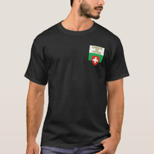 Camiseta Bandeira do Cantão de Vaud, Suíça