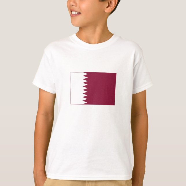 Camiseta Bandeira do Catar (Frente)