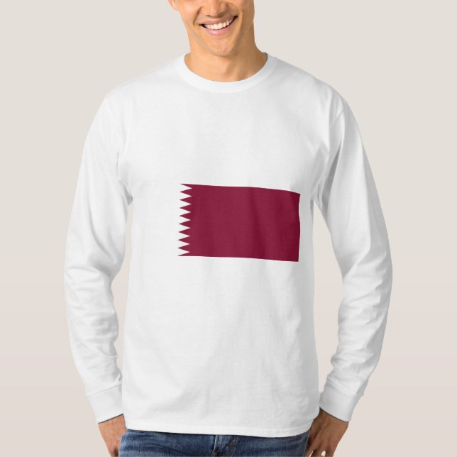 Camiseta Bandeira do Catar (Frente)