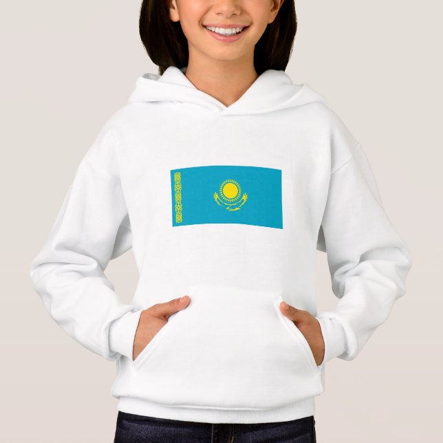 Camiseta Bandeira do Cazaquistão (Frente)