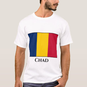 Camiseta Bandeira do Chade