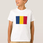 Camiseta Bandeira do Chade<br><div class="desc">Bandeira patriótica do Chade.</div>