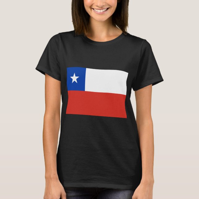 Camiseta Bandeira do Chile (Frente)
