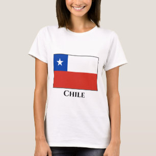 Camiseta Bandeira do Chile