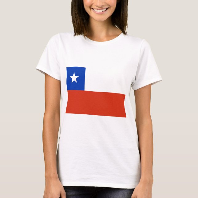 Camiseta Bandeira do Chile (Frente)