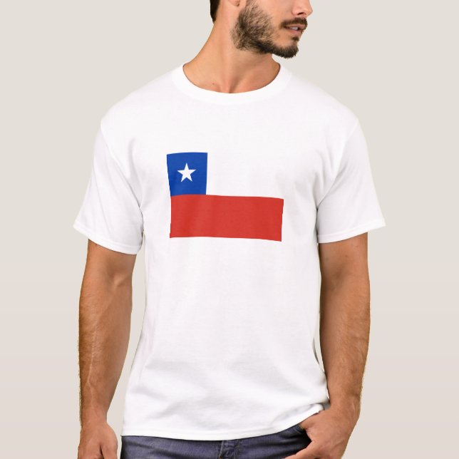 Camiseta Bandeira do Chile (Frente)
