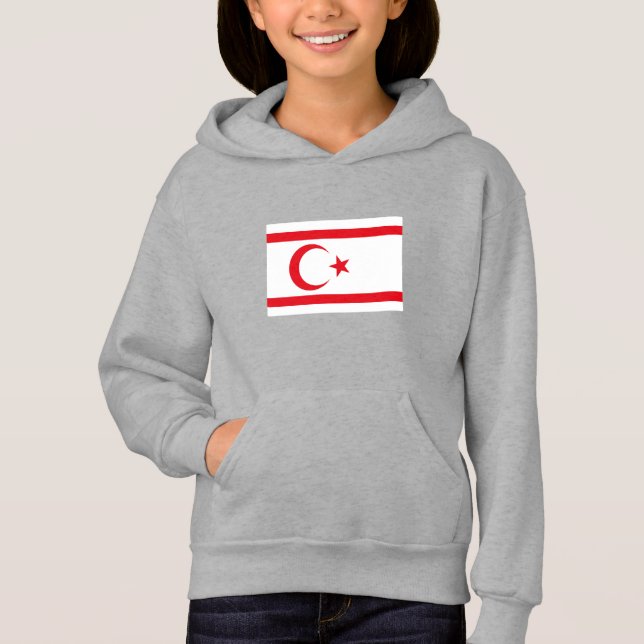 Camiseta Bandeira do Chipre do Norte (Frente)