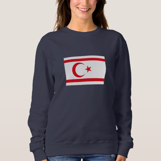 Camiseta Bandeira do Chipre do Norte (Frente)