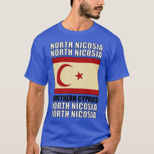 Camiseta Bandeira do Chipre Norte