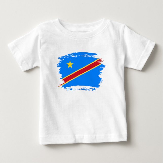 Camiseta Bandeira do Congo (Frente)
