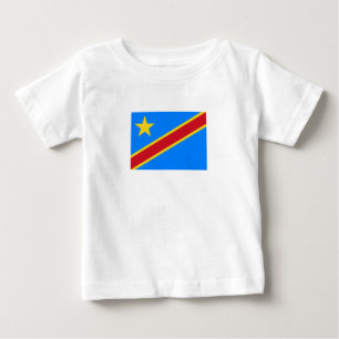 Camiseta Bandeira do Congo Quinxassa