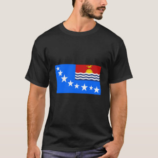 Camiseta Bandeira do Conselho Urbano de Teinainano Tarawa d