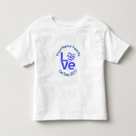 Camiseta Bandeira do Coração da Grécia Azul AMOR Personaliz