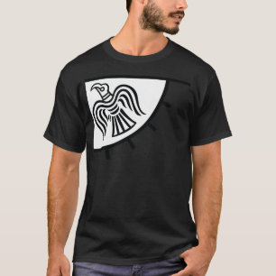 Camiseta Bandeira do corvo (bandeira de Viking)