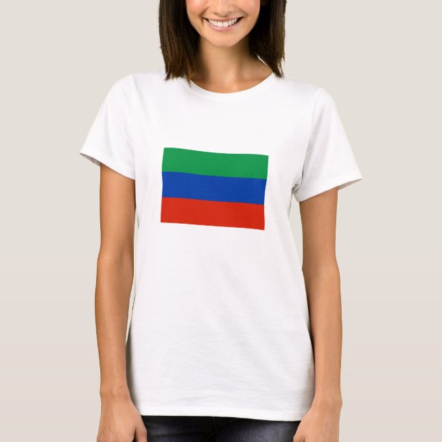 Camiseta Bandeira do Daguestão (Frente)