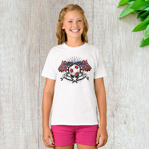 Camiseta Bandeira do Design de futebol americano Patriótico