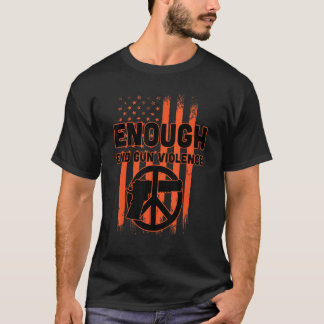 Camiseta Bandeira do Dia de Sensibilização para a Violência