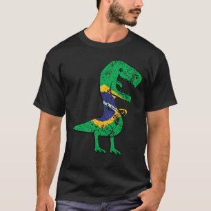 Camiseta Bandeira do Dinossauro Brasil